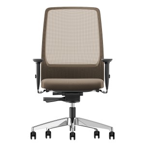 Interstuhl AIMis1 (1S03) Bürostuhl mit Netzrücken beige Fußkreuz Chrom Interstuhl AIMis1 (1S03) Bürostuhl mit Netzrücken beige Fußkreuz Chrom