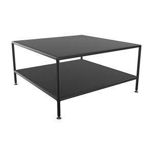 Bosse Couchtisch Black Edition in Melamin Schwarz Bosse Couchtisch Black Edition in Melamin Schwarz