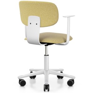 HAG Tion 2160 Bürostuhl weiß - Sitz u. Rücken gepolstert Stoff Sisu 405 HAG Tion 2160 Bürostuhl weiß - Sitz u. Rücken gepolstert Stoff Sisu 405