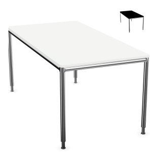 Bosse S-Desk weiss mit Chrom Bosse S-Desk weiss mit Chrom