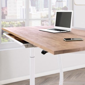 Actiforce Schreibtisch Steelforce Pro 770 - Gestell weiß - Tischplatte Eiche - mit Schublade Actiforce Schreibtisch Steelforce Pro 770 - Gestell weiß - Tischplatte Eiche - mit Schublade