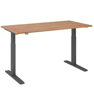 RWH Action Schreibtisch elektrisch verstellbar - Nussbaum - Breite 160 cm RWH Action Schreibtisch elektrisch verstellbar - Nussbaum - Breite 160 cm