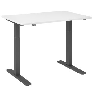 RWH Action Schreibtisch elektrisch verstellbar - weiß/graphit - 120 cm Breite RWH Action Schreibtisch elektrisch verstellbar - weiß/graphit - 120 cm Breite