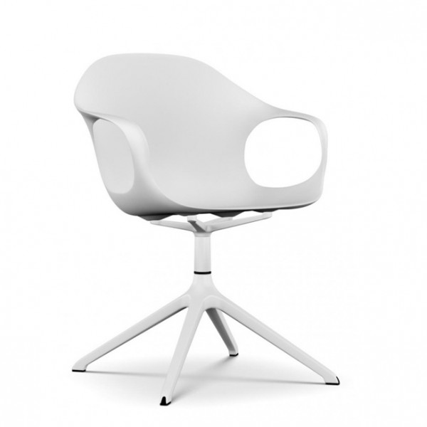 Kristalia Elephant mit Drehgestell weiss