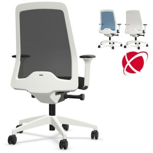Interstuhl EVERYis1 EV261 FLEXTECH Bürostuhl weiß mit Netzrücken Interstuhl EVERYis1 EV261 FLEXTECH Bürostuhl weiß mit Netzrücken