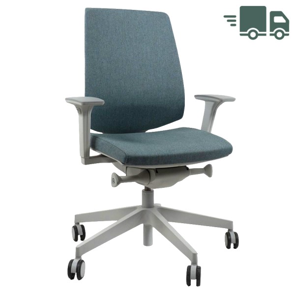 Profim LightUp 230 SL mit Polsterrücken hellgrau und Bezug Main Line Flax MLF25