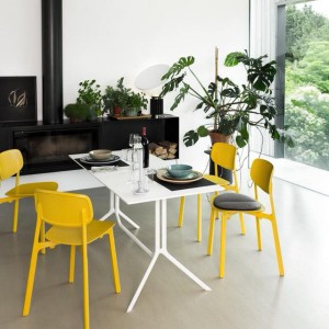 Kristalia COLANDER Chair Zinkgelb Beispielbild Kristalia COLANDER Chair Zinkgelb Beispielbild