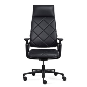 Klöber CONNEX2 (cnx95) - Bezug Premium Leder schwarz - mit Steppung - Ausführung schwarz Klöber CONNEX2 (cnx95) - Bezug Premium Leder schwarz - mit Steppung - Ausführung schwarz