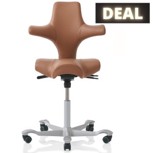 HAG CAPISCO 8106 | Leder Paloma Sonderfarbe natur | Gestell silber HAG CAPISCO 8106 | Leder Paloma Sonderfarbe natur | Gestell silber